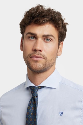 Chemise slim - Bleu