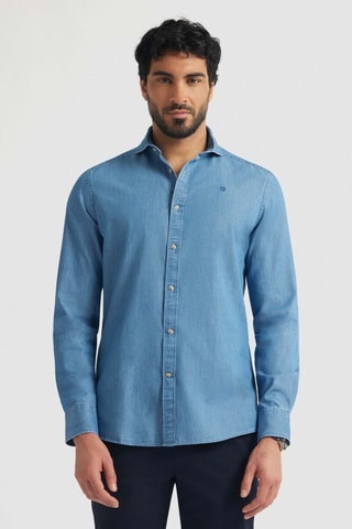 Chemise en jean - Ciel
