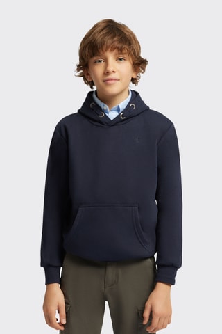 Sweat à capuche - Bleu marine