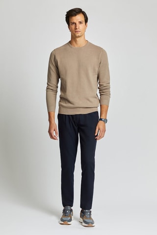 Pantalon slim - Bleu marine