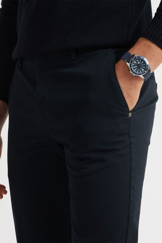 Chino slim slim - Bleu marine