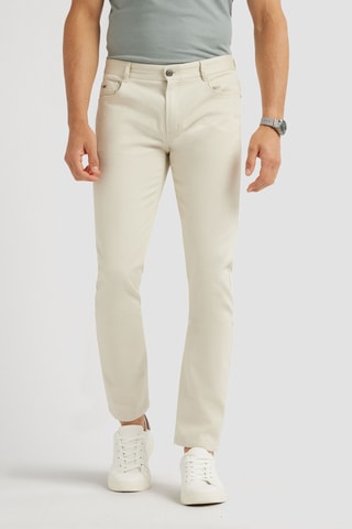 Pantalon slim - Écru