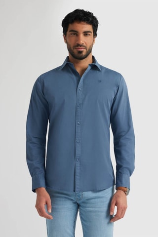 Chemise regular - Bleu
