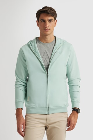 Sweat à capuche - Turquoise