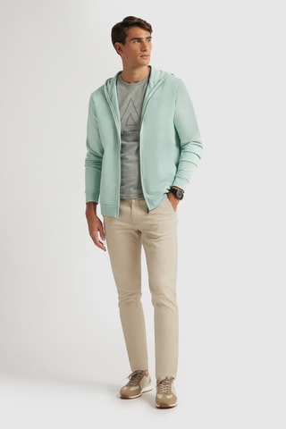 Sweat à capuche - Turquoise