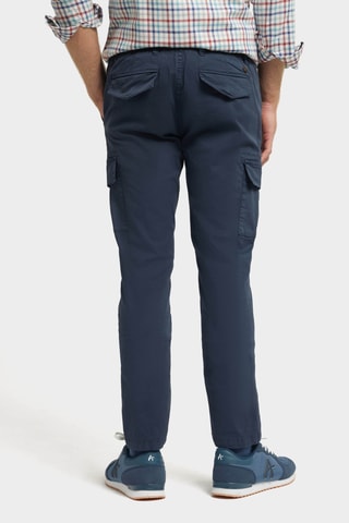 Pantalon cargo - Bleu marine