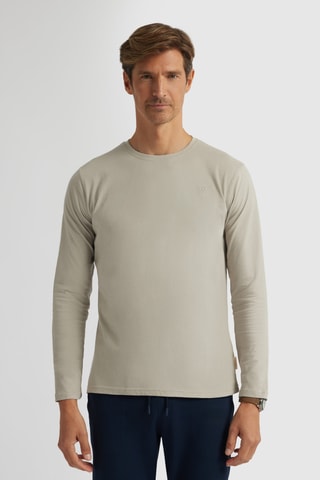 T-shirt regular - Beige