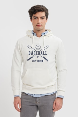 Sweat à capuche - Blanc