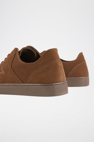 Baskets en nubuck - Marron