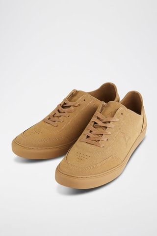 Baskets en nubuck - Marron