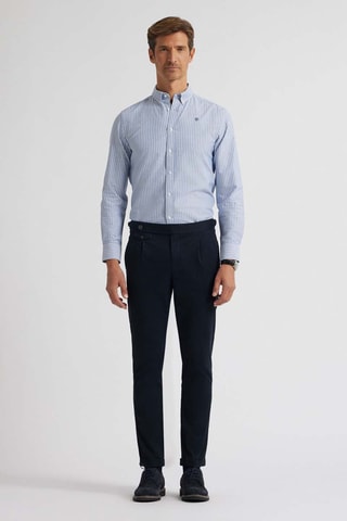 Chemise regular - Bleu marine