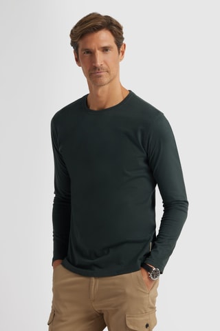 T-shirt regular - Vert foncé