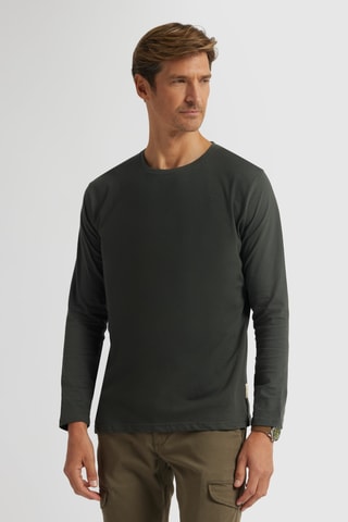 T-shirt regular - Vert