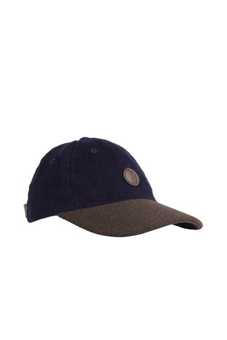 Casquette en velours - Bleu marine