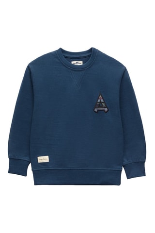 Sweat - Blanc, noir et bleu