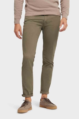 Pantalon slim - Vert