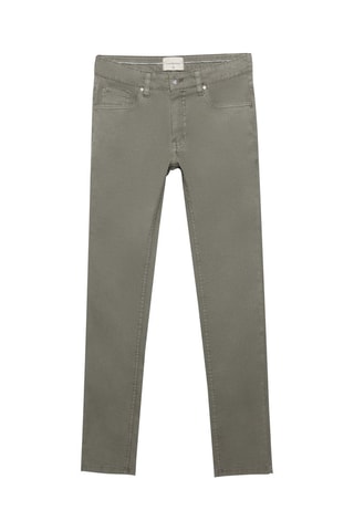 Pantalon slim - Vert