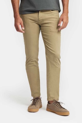Pantalon slim - Beige