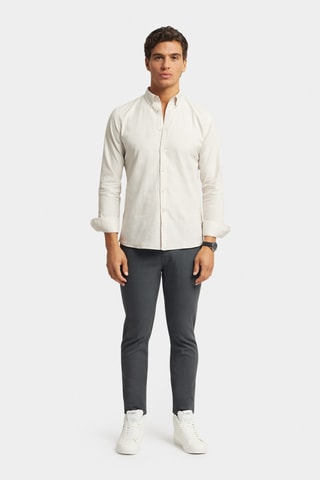 Pantalon slim - Gris