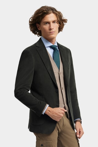 Veste en velours - Vert
