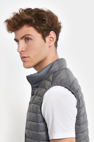 Doudoune sans manches - Gris foncé