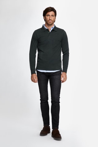 Polo regular - Vert