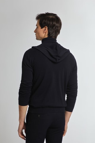Gilet à capuche - Bleu marine
