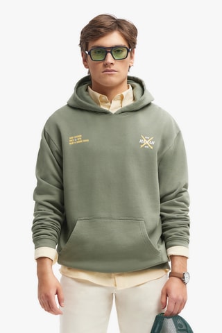Sweat à capuche - Vert