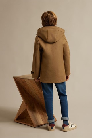 Manteau à capuche - Marron