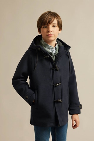 Manteau à capuche - Bleu marine