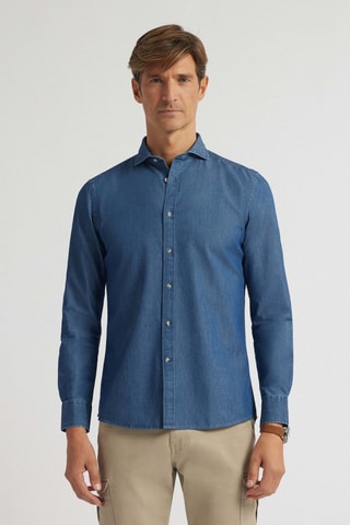 Chemise en jean - Bleu