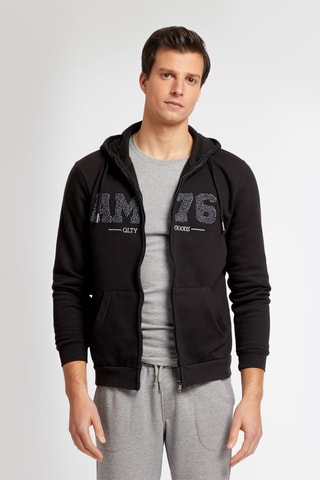 Sweat à capuche - Noir