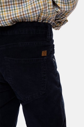 Pantalon en velours - Bleu marine