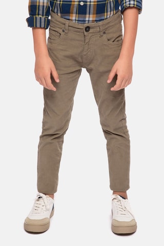 Pantalon en velours - Taupe