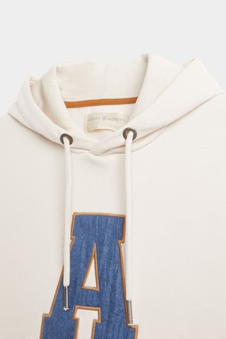 Sweat à capuche - Écru