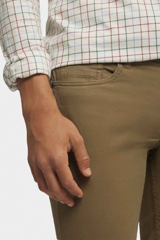 Pantalon slim - Marron
