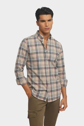 Chemise regular - Beige