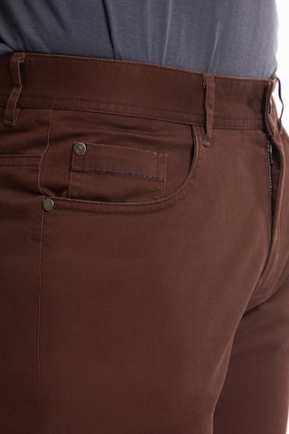 Pantalon slim - Marron