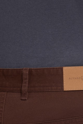 Pantalon slim - Marron
