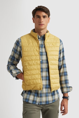 Doudoune sans manches - Jaune