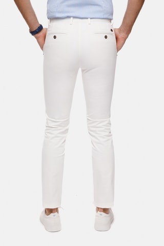 Pantalon slim - Blanc