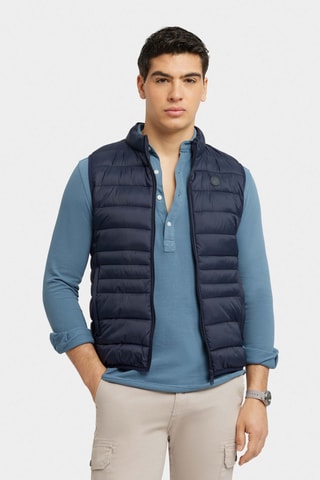 Doudoune sans manches - Bleu marine