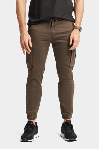 Pantalon cargo - Vert