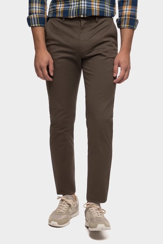 Pantalon slim - Vert foncé