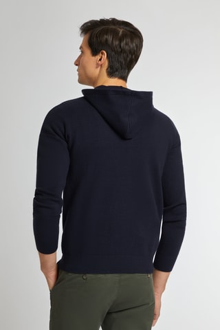 Sweat à capuche - Bleu marine