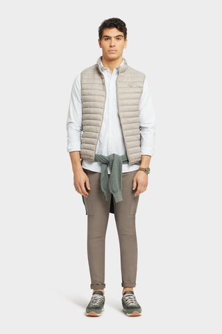 Doudoune sans manches - Beige