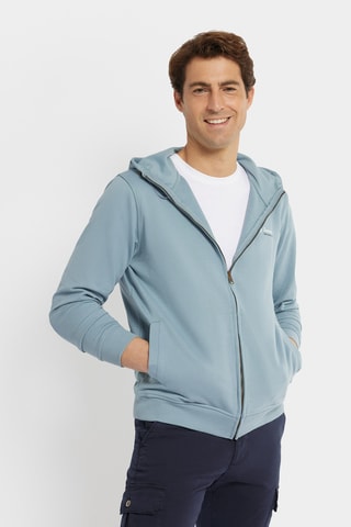 Sweat à capuche - Bleu