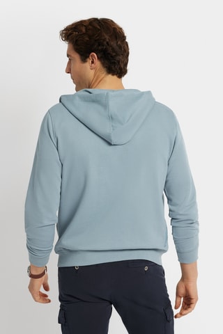Sweat à capuche - Bleu