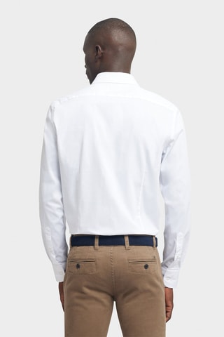 Camicia regular in cotone bio - Bianco