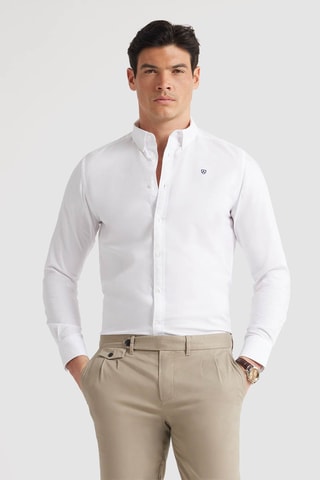 Chemise regular - Blanc